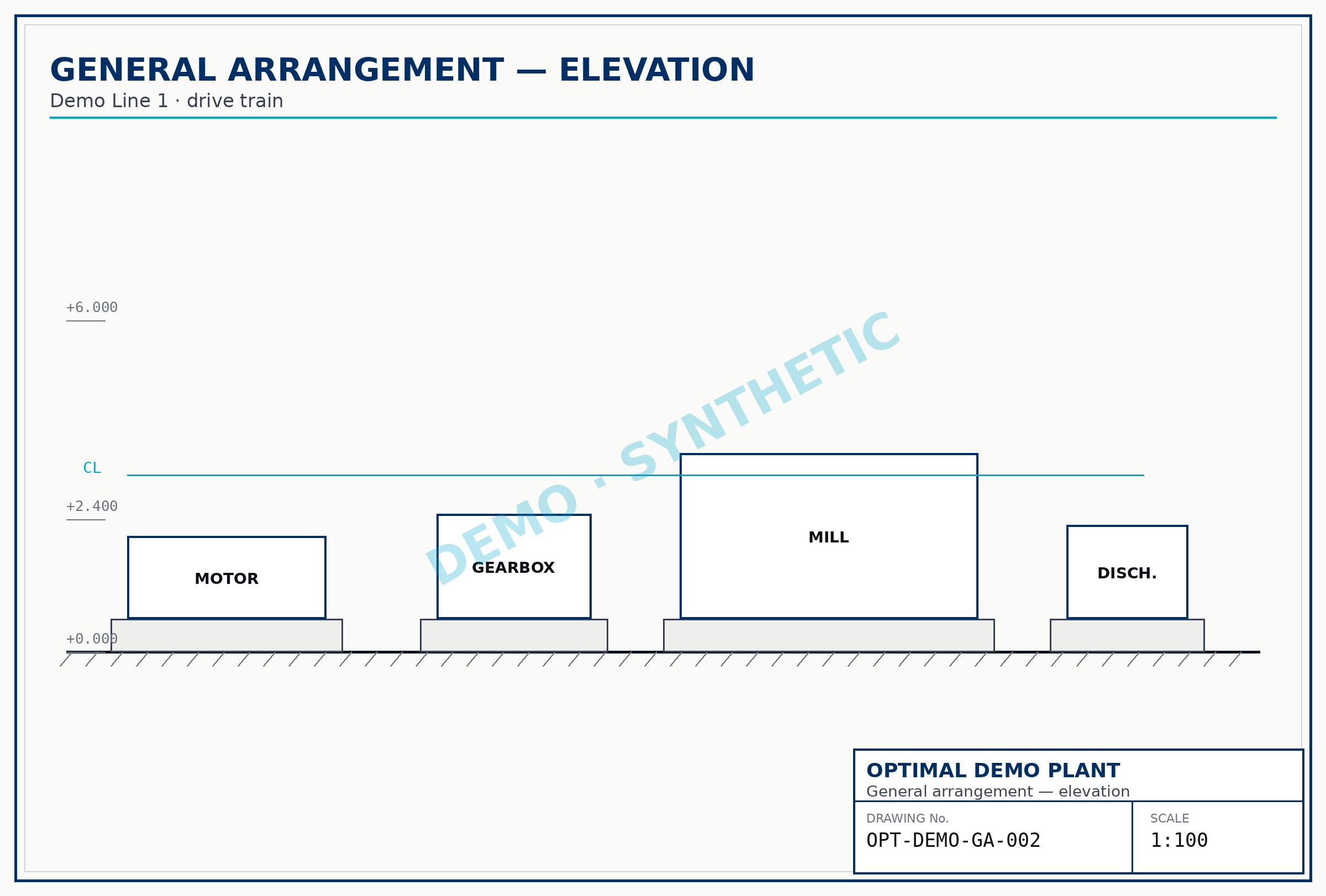 General Arrangement – Elevation